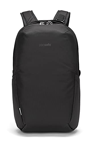 Pacsafe Vibe ECONYL® Rucksack, 25 l, Schwarz