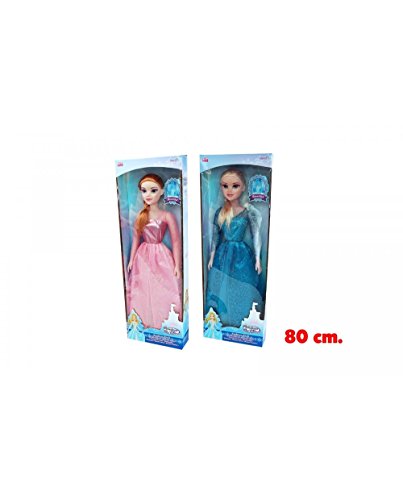 Preisvergleich Produktbild Kidz 435794 Puppe, 80 cm, Rosa-Azzurro, Rosa