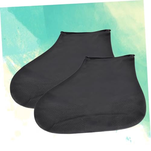 Fundas de zapatos para lluvia PartyKindom, cubiertas elásticas de látex reutilizables, tamaño L miniatura 4