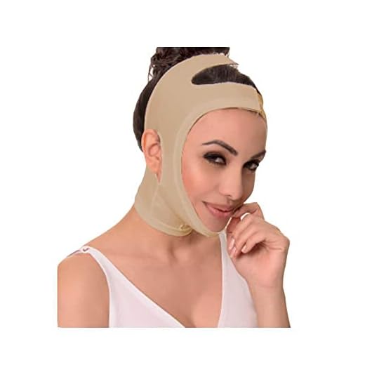 Cinta Facial Modeladora Pos Cirurgica Bege G New Form