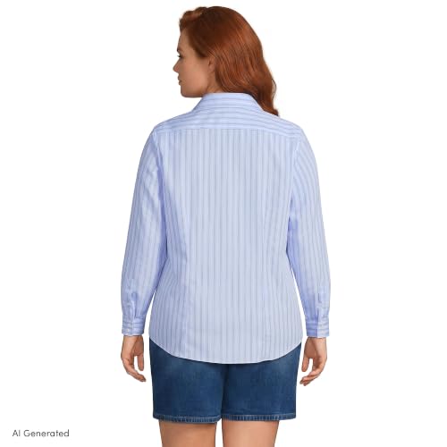 Image of Lands' End Women's Pinwale Cord Long Sleeve Shirt