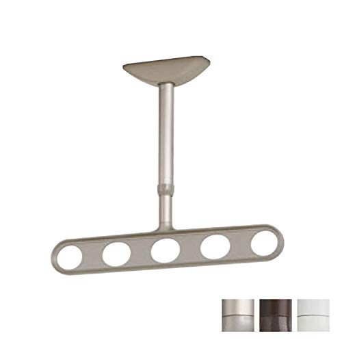 物干し 屋外 軒下天井吊り下げタイプ 物干金物 物干し掛け 川口技研 軒天用ホスクリーン スタンダードタイプ ZA-0445型 2本組 1セット /ピュアホワイト