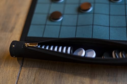 Roll-Up Travel Reversi Game | Othello Board Game for Family | Travel Othello Game miniatura 6