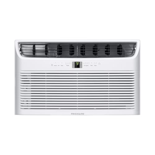 Frigidaire 115V 8000 BTU Smart Wall Air Conditioner with Dehumidifier, Fan, Wi-Fi & Remote Control, Quiet Energy Efficient Wall Mounted AC Unit for Home Cooling, Cools Small Rooms Up To 350 Sq Ft