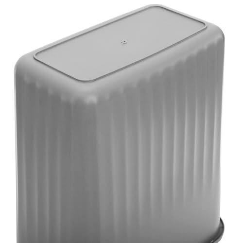 Image of Elsjoy 4 Pack 2 Gallon Plastic Trash Can, Slim Waste Basket Bathroom Small Garbage Can, Rectangular Trash Bin for Office, Kitchen, Bedroom