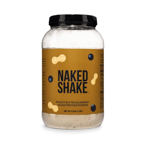Image of NAKED Shake - Peanut Butter Blueberry Protein Powder, Plant Based Protein with Mct Oil, Gluten-Free, Soy-Free, No Gmos Or Artificial Sweeteners - 30 Servings