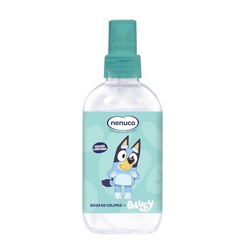 Nenuco agua de colonia fragancia original formato spray 240 ml, edición limitada Bluey, recomendada para bebés a partir de 3 meses