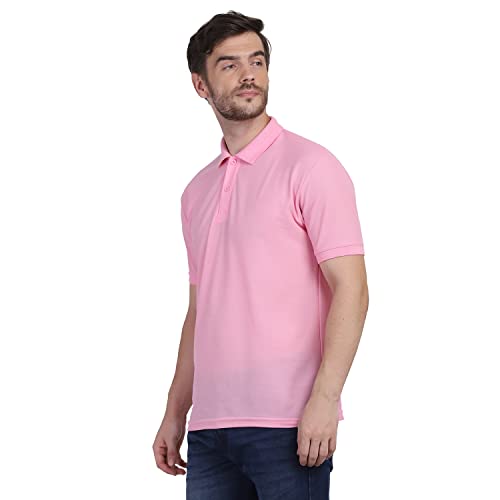 Image of INKKR Men's Casual Polo Neck Half Sleeve Solid T-Shirt (Pack-3)