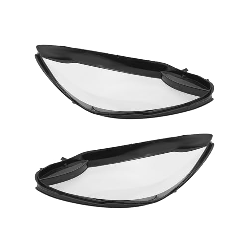 NOWMORE Headlight Lens Cover for Mercedes-Benz C Class W205 Models 2014-2018,1 Pair Left Right Car Front Headlight Headlamp Lens Cover PC Shell for Mercedes-Benz A2059067303, A2059067403