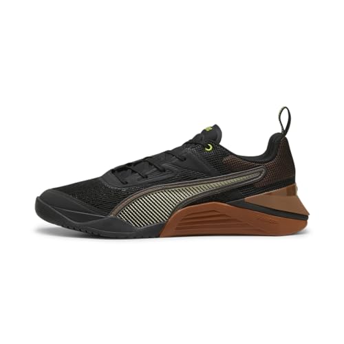 PUMA Tênis de treinamento masculino Fuse 3.0 - Preto, Preto/branco, 39