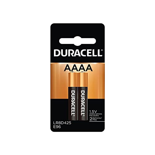 Duracell AAAA 1.5V Ultra Photo Alkaline Batteries, 2 Count Pack, AAAA 1.5 Volt Alkaline Battery, Long-Lasting for Cameras, Glucose and Blood Monitors, and More