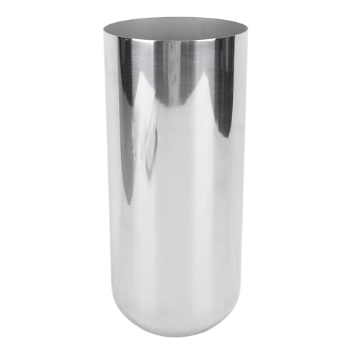 Aramox Vase en Métal, Vase argenté en Acier Inoxydable au Design Unique pour Fleurs, Décoration de Maison, Bureau, Mariage, Taille 23 X 10 Cm, Décoration...