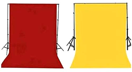 Boosty LEKERA Backdrop Photo Light Studio Photography Background Reflector (Red & Yelllow)