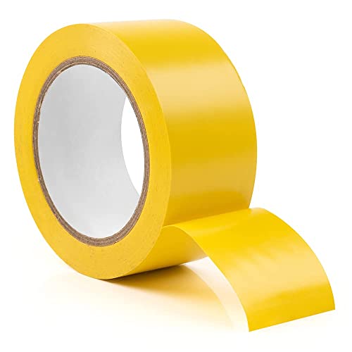 AIPL Floor Marking Vinyl Tape for Athletics and Social Distancing Floor Marking Tape 2" Inch X 25 Meter Strong & Best in Quality