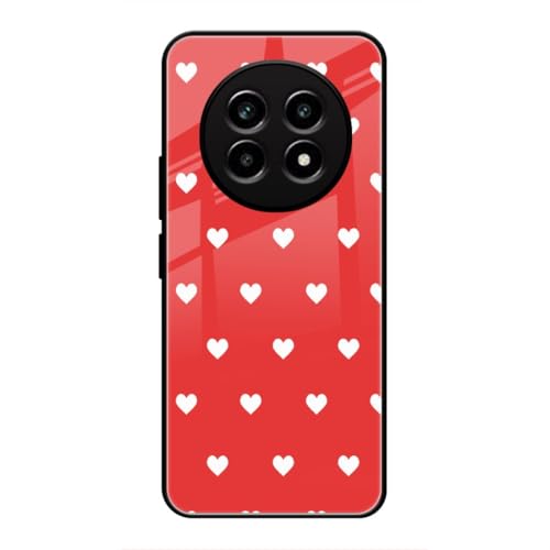 Image of SmashItUp Heart | Simple Design | Red Designer Printed TPU Metal Case Mobile Back Cover for Realme 13 Pro / 13 Pro+ Plus (5G)
