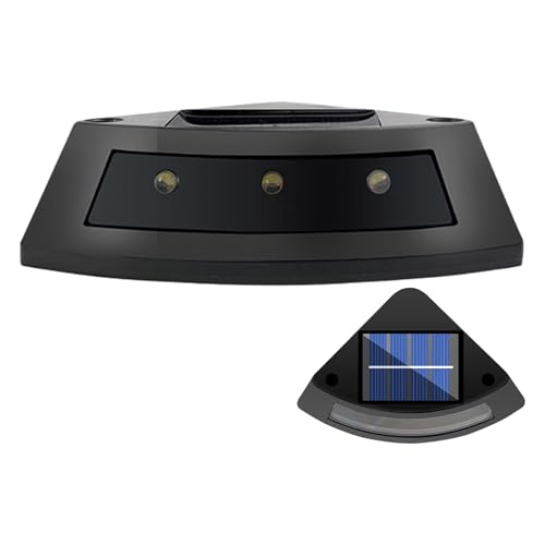 Luces Solares Para Escaleras,Luces Solares Para Escalones Exterior Impermeables | Iluminación Led 6500K IP65 Resistente a la Intemperie, Para Jardín Casa Porche Valla Terraza Balcón Entrada