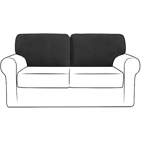 LIPOR Stretch Jacquard Sofa Backrest Cushion Covers