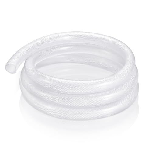 Image of 3 /8 inch ID x 19 /32 inch Od x 25 ft Braided PVC Tube Reinforced Vinyl Hose