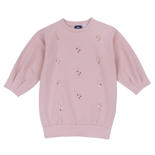 Robe fille Chicco à manches longues en coton doux rose pour enfants