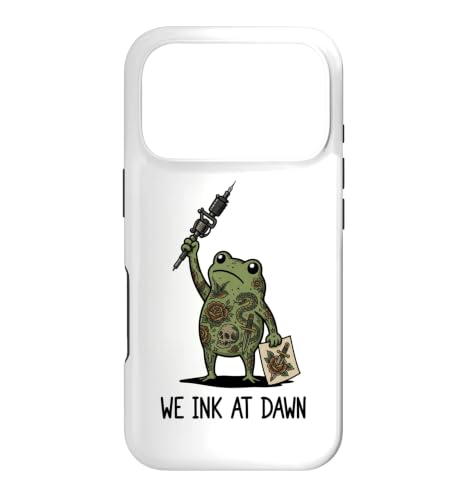 We Ink At Dawn �ʔ����J�G�� �~�[�� �^�g�D�[�A�[�e�B�X�g �{�f�B�[�A�[�g �X�}�z�P�[�X iPhone 17 Pro �p