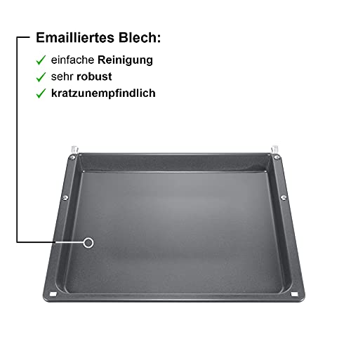 Plaque de cuisson émaillée robuste Siemens HZ541000 gris foncé - 6