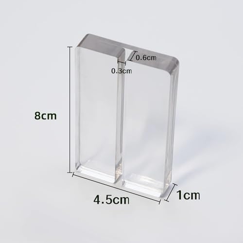 Miniatura 3 de Mutualsign Soportes Para Tarjetas De Lugar, 20 Unidades Para Letreros, Números De Mesa, Mensajes, Nombres, Menú Números