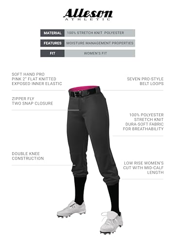 Pantalon Speed Pant Rapide Softball Alleson 615psw stretch et résistant
