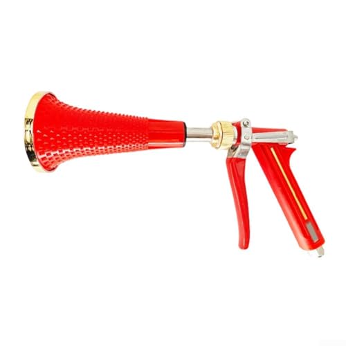 Yuanpgky Pulverizador de jardín de alta presión para árboles frutales | Pistola pulverizadora de plástico y cobre de 28 cm con boquilla de niebla fina | Para durar, fácil de usar para control de