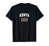 Vive en España y con una familia de orígenes de Kenia? Camiseta con la bandera de Kenia. Regalo de cumpleaños para nacidos en Kenia, ciudadano, inmigrante, regalos para extranjeros estilo retro