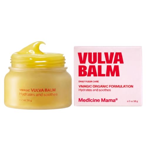 VMAGIC by Medicine Mama Organic Vulva Balm – Intimate Skin Care, Menopause Support – Relieves Feminine Dryness, Itching & Irritation – Hormone Free, Vaginal Moisturizer for Women – 2 oz