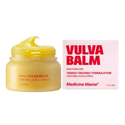Vmagic by Medicine Mama’s Apothecary – Organic Vulva Balm, Intimate Skin Care, Menopause Support – Relieves Feminine Dryness, Itching, Burning, Redness, Irritation – Hormone Free – 2 Oz