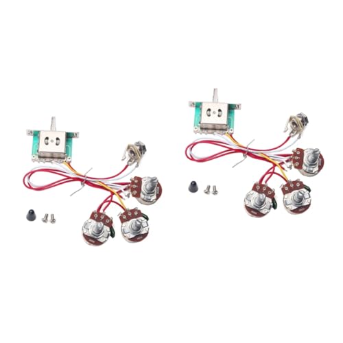 Faisceau de câblage guitare bascule 5 voies potentiomètre 500K jack pre-cablé 2T1V