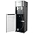 Bacocoo Bottom Loading Water Cooler Dispenser for 5 Gallon Bottles - 3 Temperatures with Hot, Stainless Steel Room & Cold Spouts, Child Safety Lock, LED Display with Empty Bottle Alert.(Dark Gray)