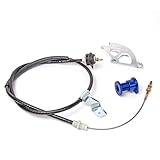 BBK Performance 16095 Adjustable Clutch Cable, Double Hook Aluminum Quadrant and Firewall Adjuster Kit for Ford Mustang GT, Cobra