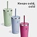 Hydro Flask All Around Tumbler Straw Lid, Insulated Travel Mug, Stainless Steel Coffee Cup 28 Oz Reef