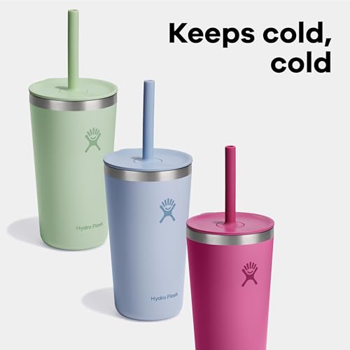 Hydro Flask All Around Tumbler Straw Lid, Insulated Travel Mug, Stainless Steel Coffee Cup 28 Oz Tonal Birch - image 4