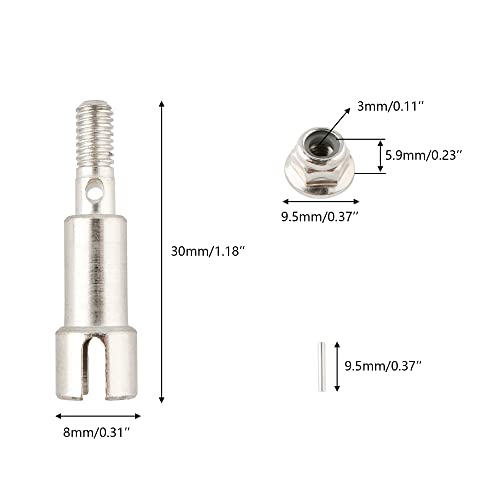 Gdool Rc Car Metal Transmission Cup Accessory Spare Parts 30-Wj04 For 1:16 9130 9135 9138 Rc Car (2 Pcs) #TOP3