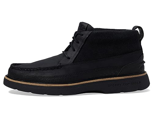 Sperry Mens Shoes Men's A/O PLUSHWAVE Lug Chukka Boot, Black, 84