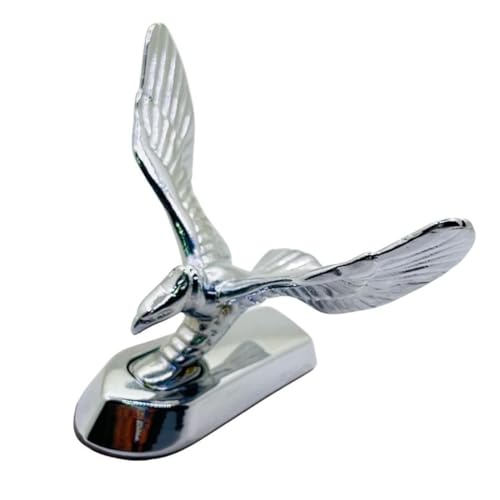 3D Emblem Eagle Auto Car Front Cover Chrome Hood Ornament Sticker Badge Bonnet Motorcycle Decoration Styling Accessories - Thumbnail 2