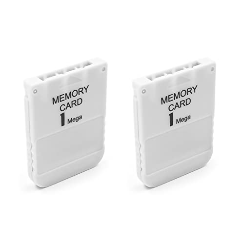 New for PS1 Game Memory Card 1mb Pack 2 Replacement,
