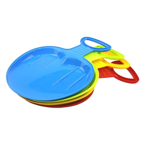2026 Sledge with Random Colours Board Sliding Seat Sledge for Children Adults Lightweight Snowboard Sledge Skiing Winter Sports Outdoor Activities High Performance Snowboard (52 cm)