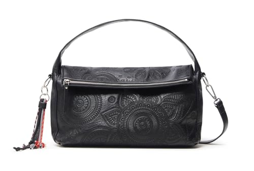 Desigual Bols_Deja Vu Narbonne FLA Sac à main pour femme, Noir, Taille unique