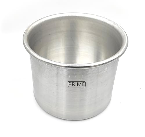 Image of Prime Bakers and Moulders Round Aluminum Baking Cake Pan /Mould for Oven (3 Inch)