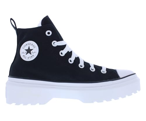 Converse Chuck Taylor All Star Lugged Lift High GS Girls Shoes Size 5.5, Color: Black/Black/White3