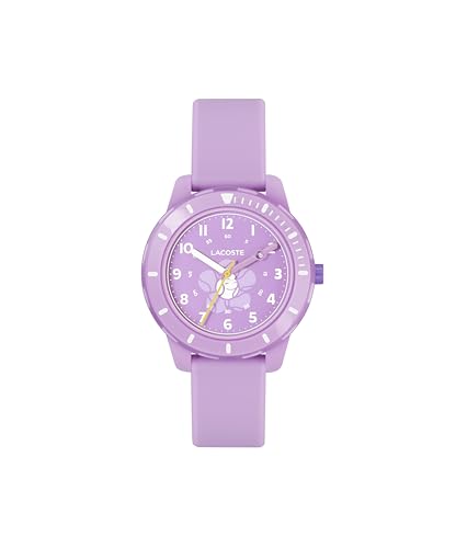 Lacoste Montre Analogique à Quartz pour Enfants Collection Mini Tennis avec Bracelet en Silicone Violet - 2030062