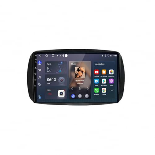 Radio coche Smart 453 Fortwo 2014-2020: pantalla táctil 4 núcleos GPS