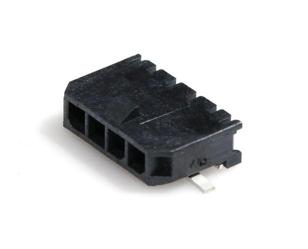 Molex 436500412 Connector Power HDR 4 POS 3mm Solder RA SMD 4 Terminal 1 Port T/R - Pack of 20