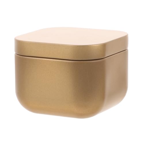 LABRIMP Lata Cuadrada Metálica Para Café y Té Caja Hermética Portátil Lata Pequeña Para Almacenamiento De Especias y Dulces Recipiente Práctico Para Conservar Frescura