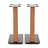 AVCOM Speaker Stands 650mm with Cable Management, Oak Pair #1