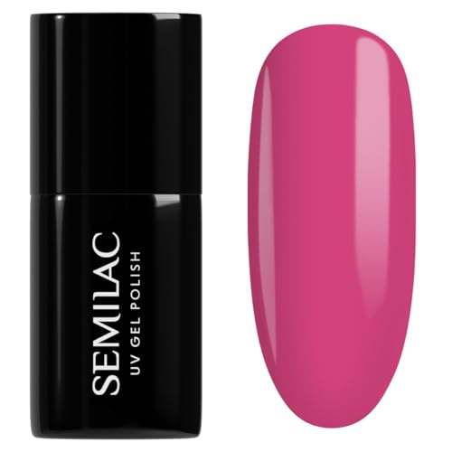 Semilac UV Nagellack Hybrid 391 Raspberry Charm 7ml Kollektion Love is in the nails